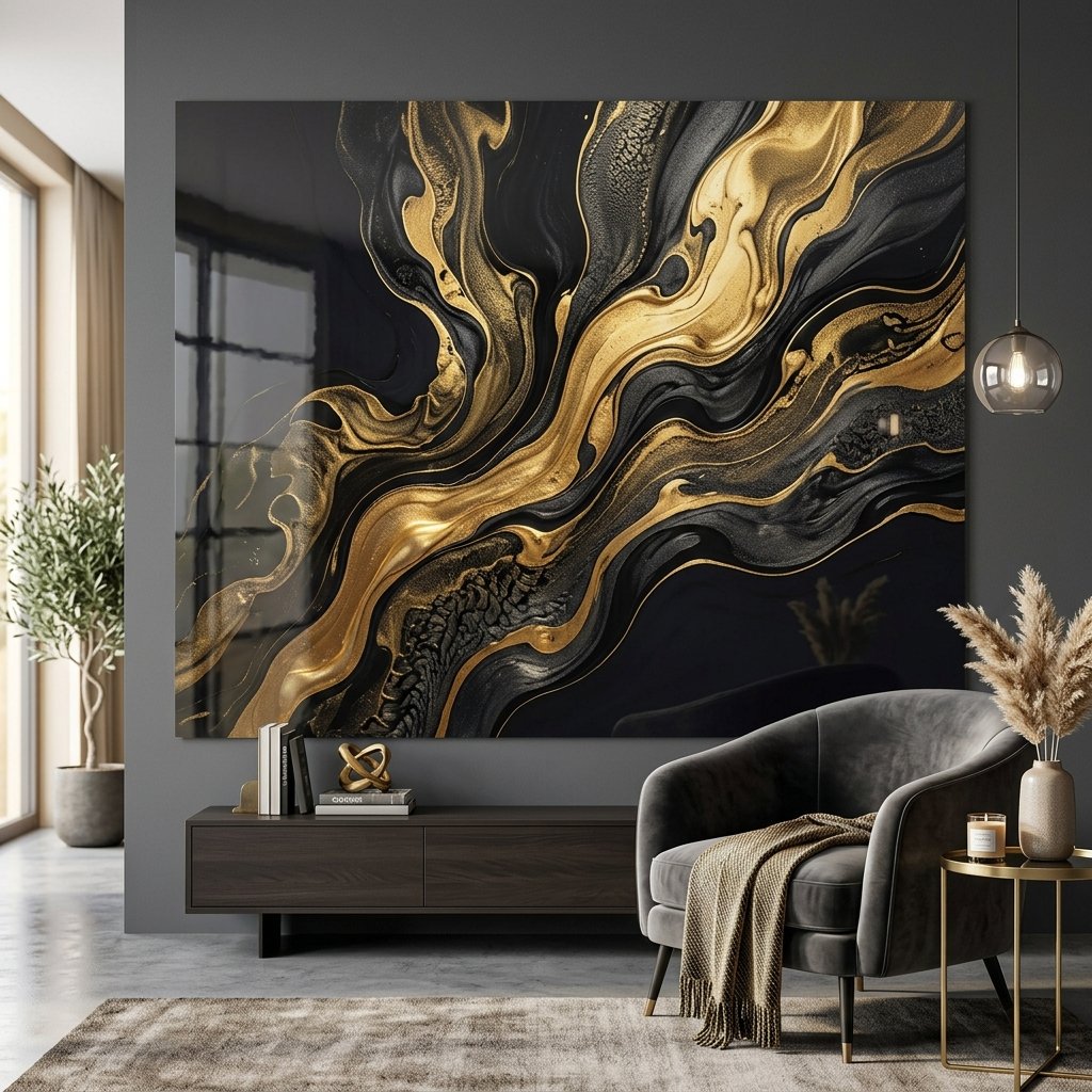 PVC Abstract Art Wall Panel