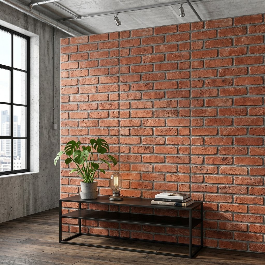 PVC Brick Pattern Wall Panel