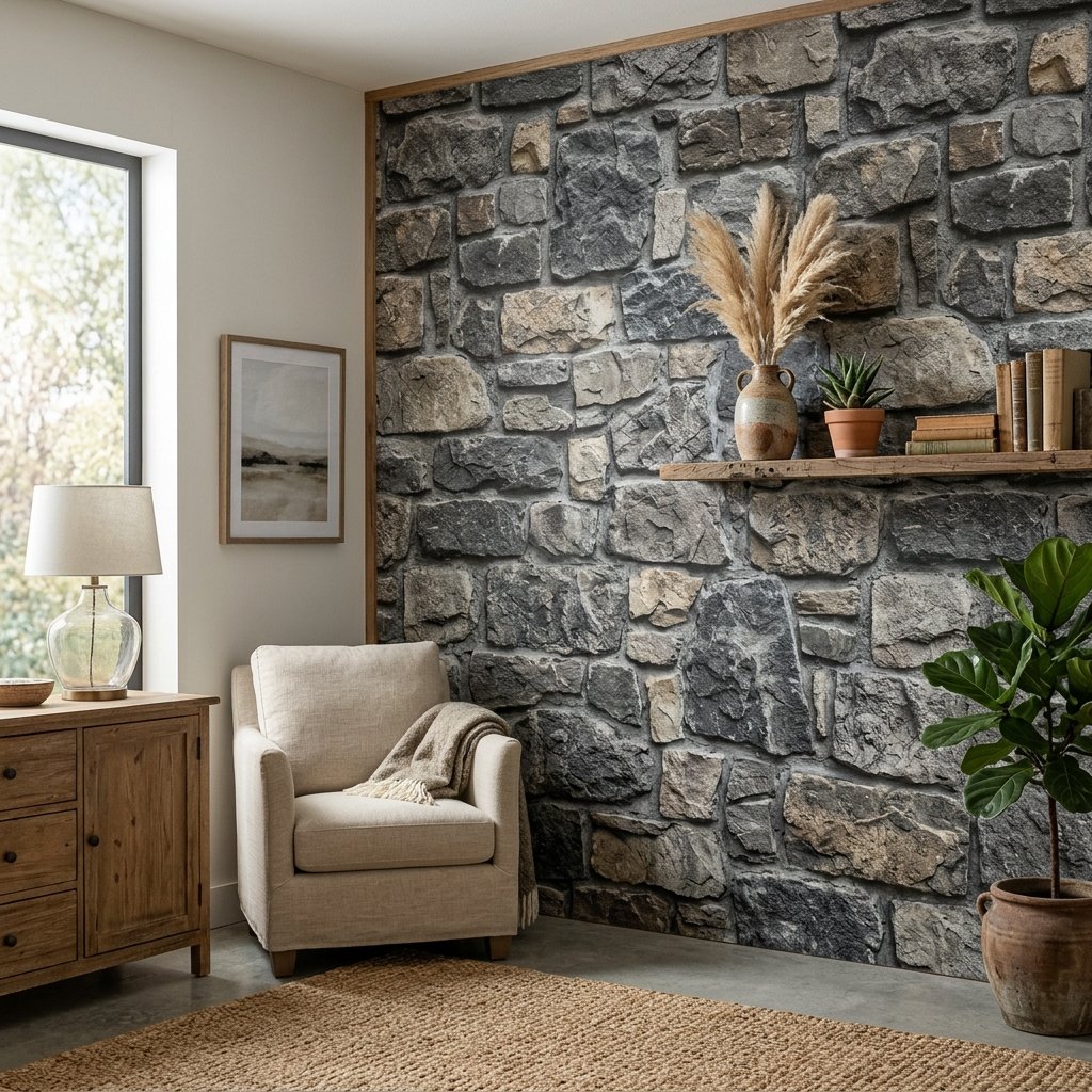 PVC Stone Texture Wall Panel