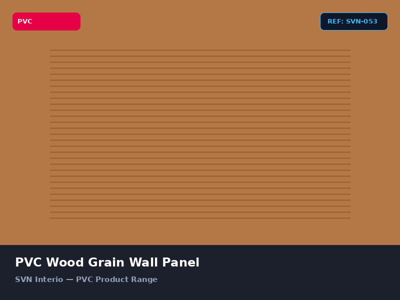 PVC Wood Grain Wall Panel